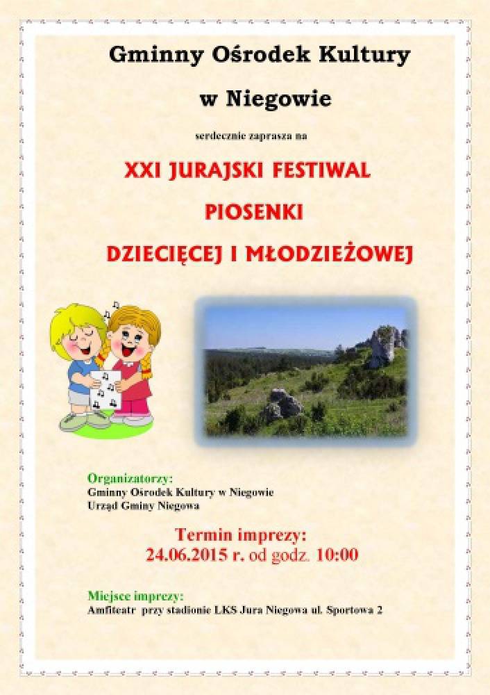 Zdjęcie: Jurajski Festiwal Piosenki Dziecięcej i ...